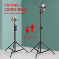 Tripod Selfie 1.6 metres long, Thermometer holder 2.1 metres hand Location