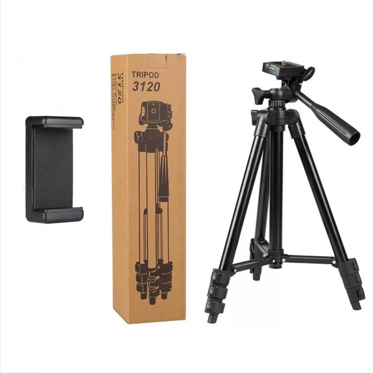 1.02 Metres Projector Stand Mobile Phone Live streaming Tripod 3110 Triangle Phone Holder