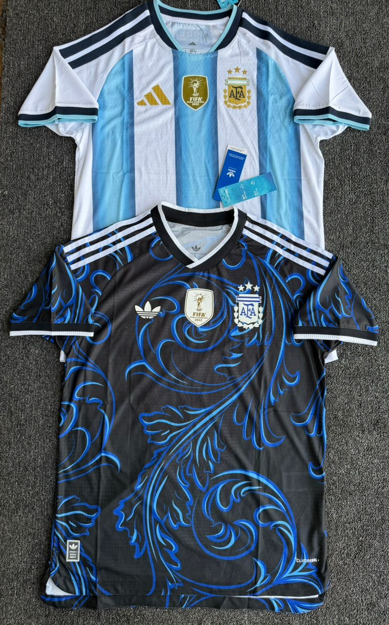 Argentina World Cup 26  Home  and Away Jersey Player Version