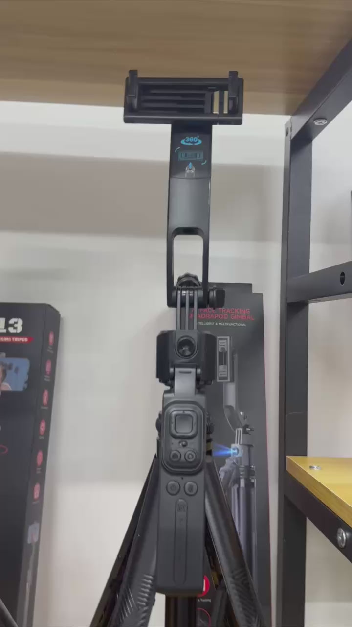 C17 Gimbal Tracking Quadpod Stand Ai Anti-Shake 360 Face Tracking Fully Automatic Video Multifunctional Device